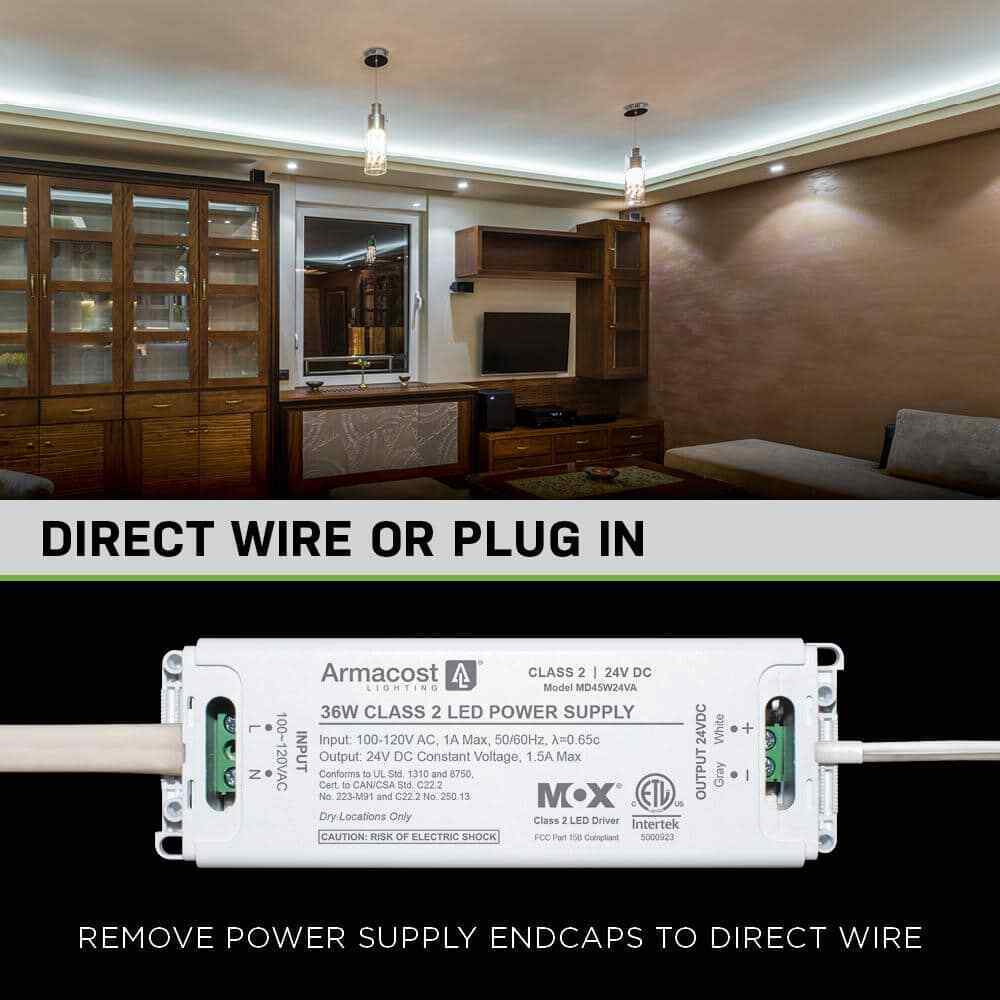 Commercial Electric 16 ft. LED Tunable White Tape Light Kit- Under Cabinet Light