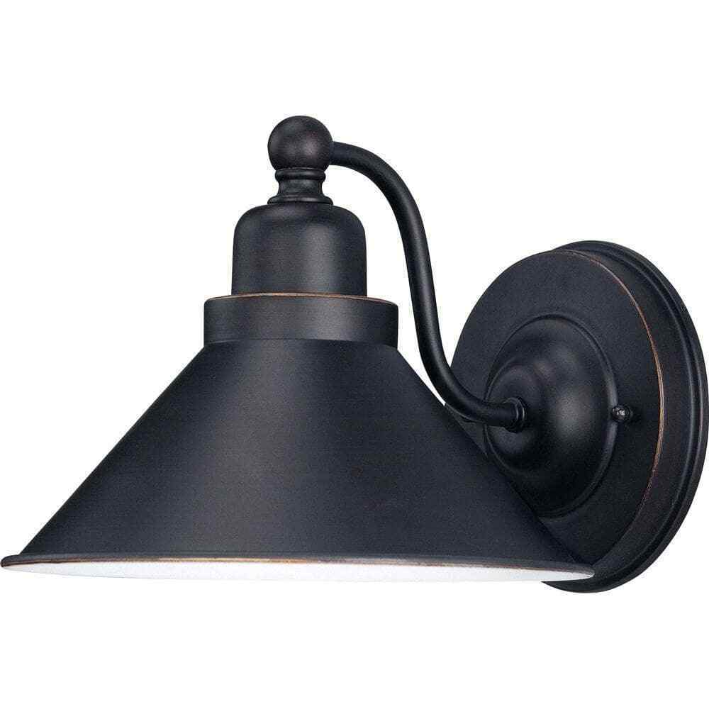 SATCO Bridgeview 7.25 in. 1-Light Mission Dust Bronze Wall Sconce