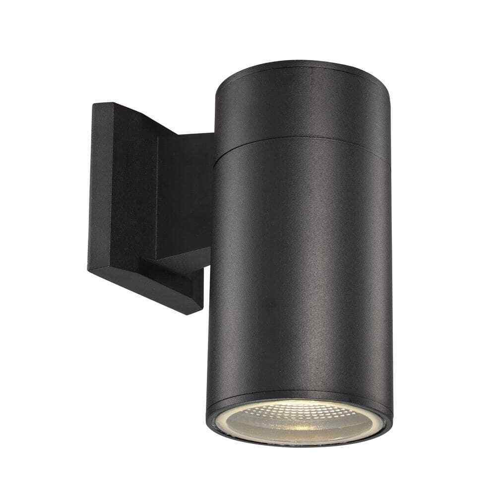 Bel Air Lighting Compact 8 in. Black Integrated LED Outdoor Wall Light Fixture