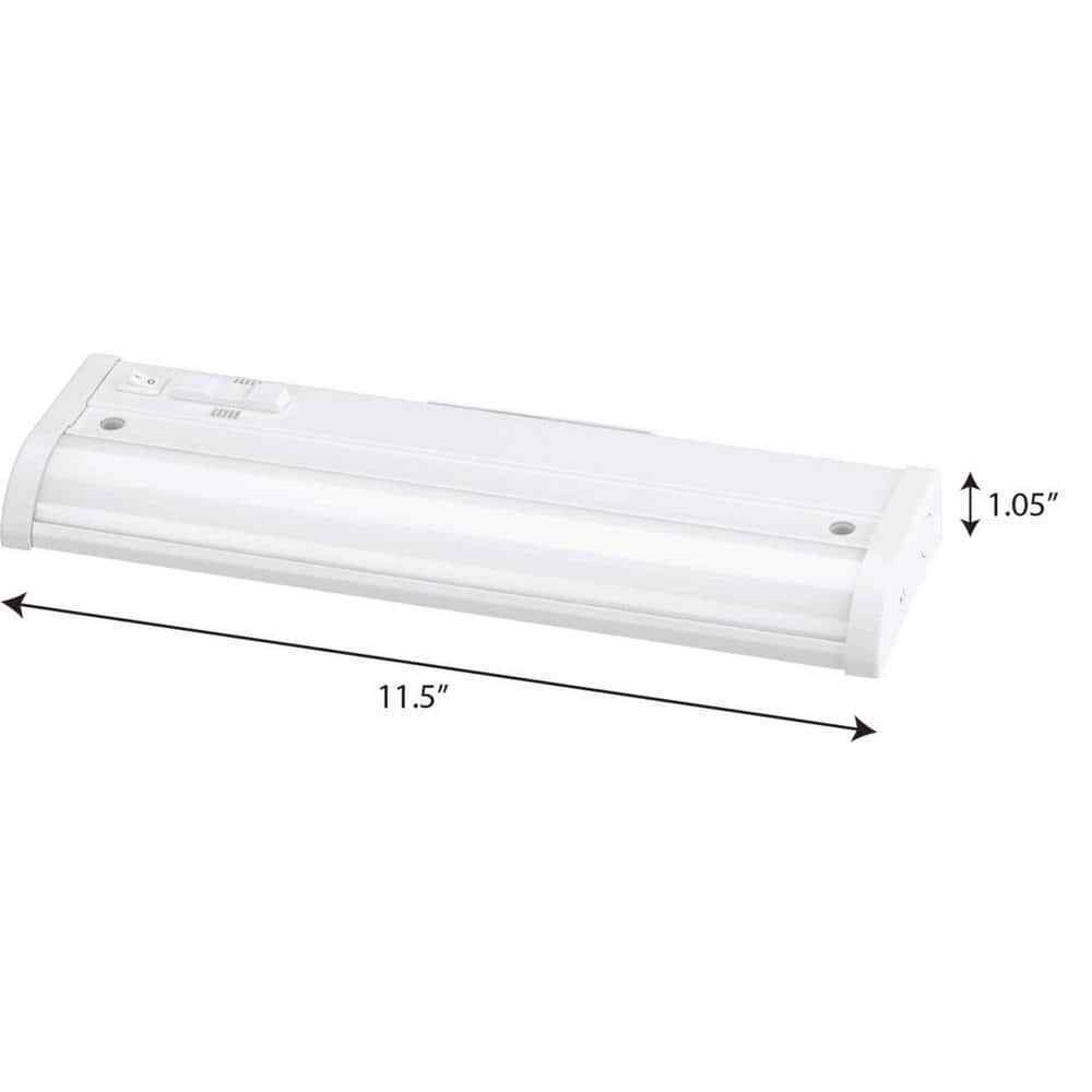 Progress Lighting 1-Light LED Color Selectable White Linear Undercabinet Light