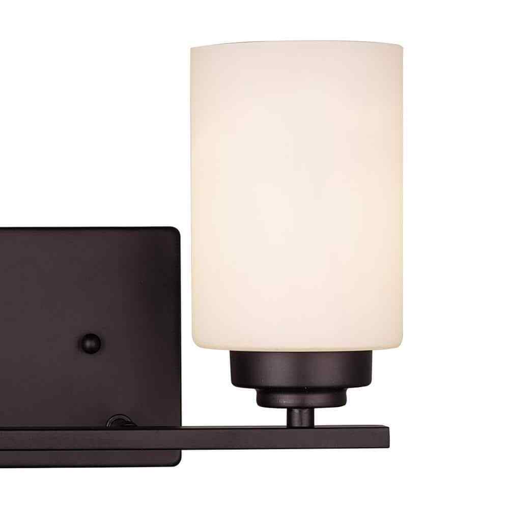 Bel Air Lighting Mod Pod 14.25 in. Rubbed Bronze Bathroom Vanity Light Fixture