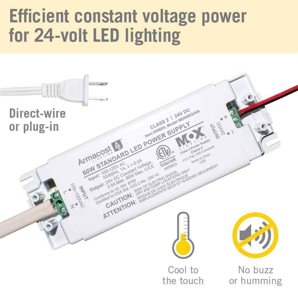 Armacost Lighting 60-Watt 24-Volt Constant Voltage Dimming LED Power Supply
