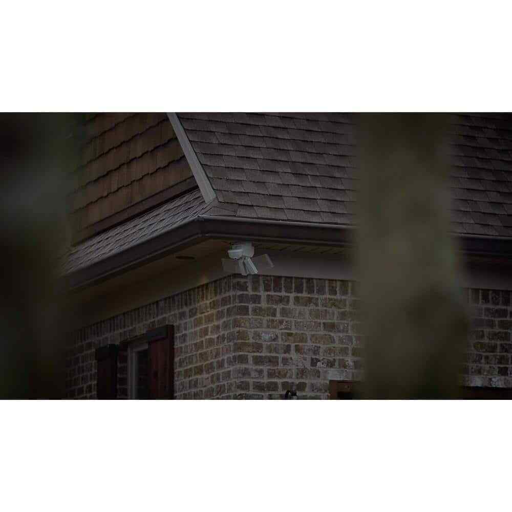 SECUR360 2000 Lumens LED Motion Sensor Wired Edge Lit White Security Flood Light
