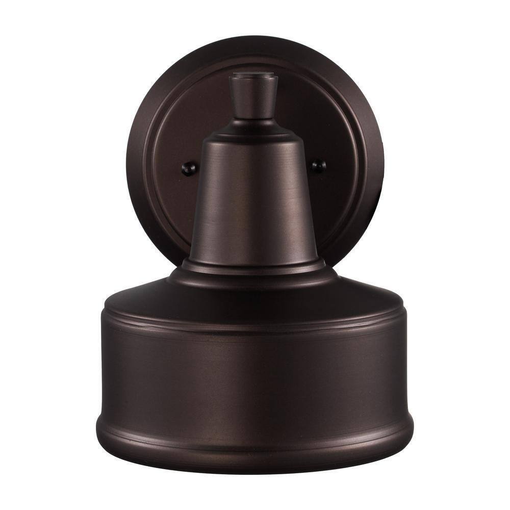 Bel Air Lighting Channing 1-Light Small Bronze Barn Farmhouse Outdoor Wall Light