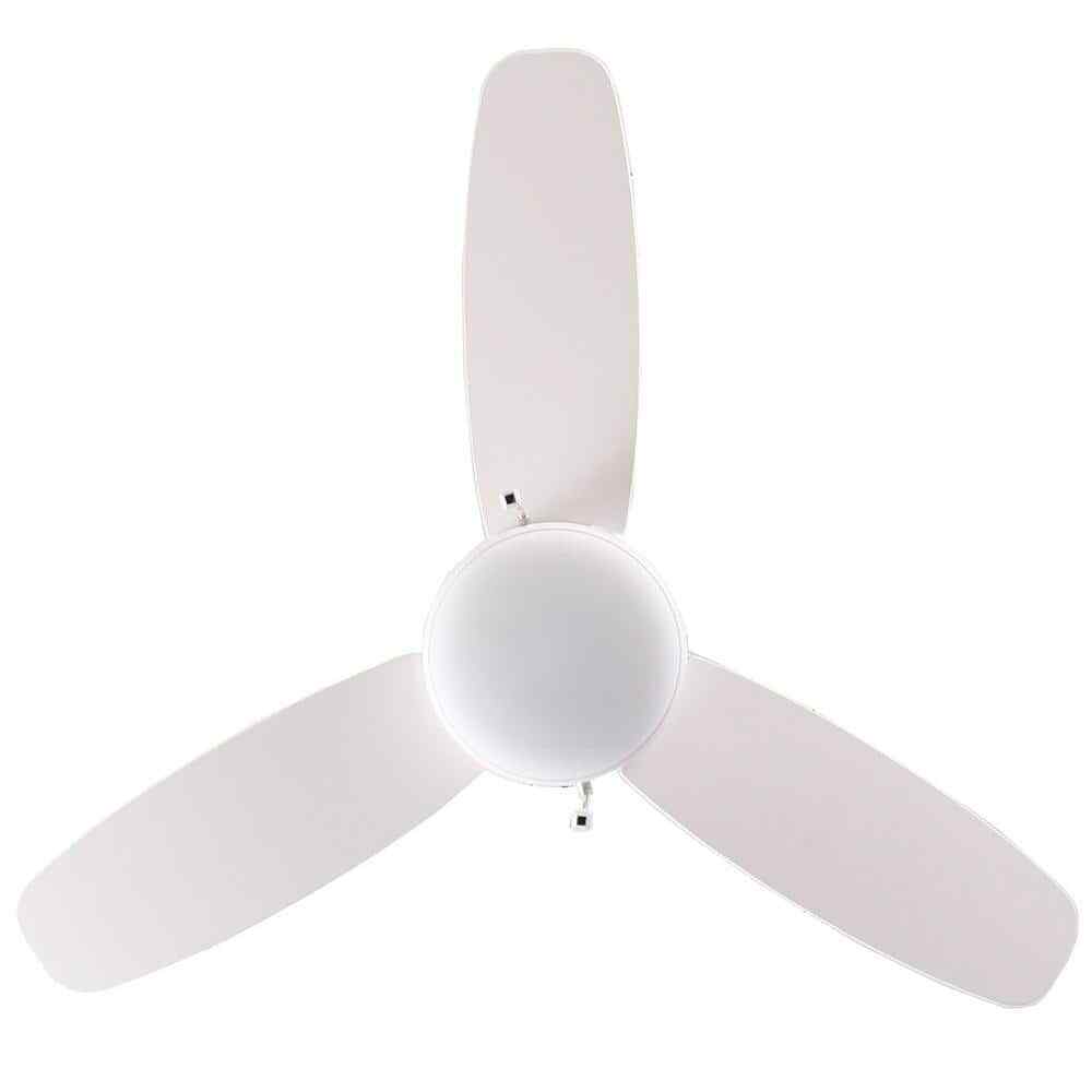 Hampton Bay Ashby Park 44 in. White Color Changing Integrated LED Ceiling Fan
