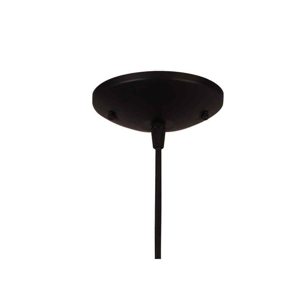 Hampton Bay 1-Light Hunter Green Warehouse Pendant with Metal Shade AF-1032R/GRN