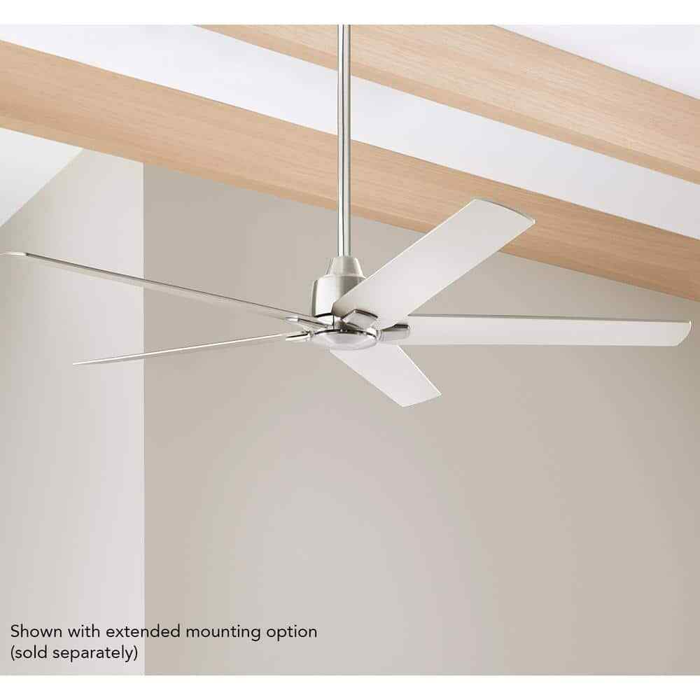 Hampton Bay Bellmore 56 in. Indoor Brushed Nickel Ceiling Fan w/ DC Motor+Remote