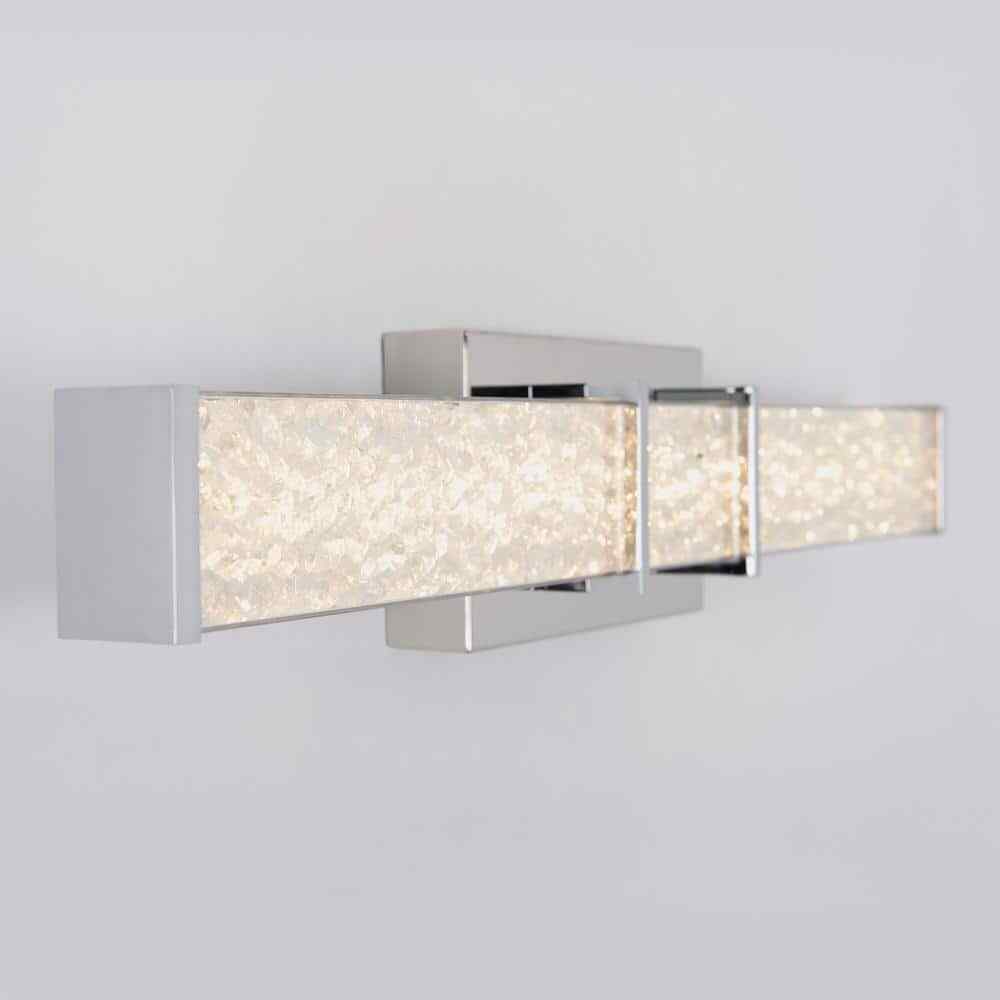 Artika Riviera 27 in. 1-Light Chrome LED Vanity Light Bar VAN-RIV