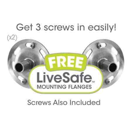 Grabcessories 2-in-1 13.25 in. x 1.25 in. Shower and Tub Grab Ring w/ Grips