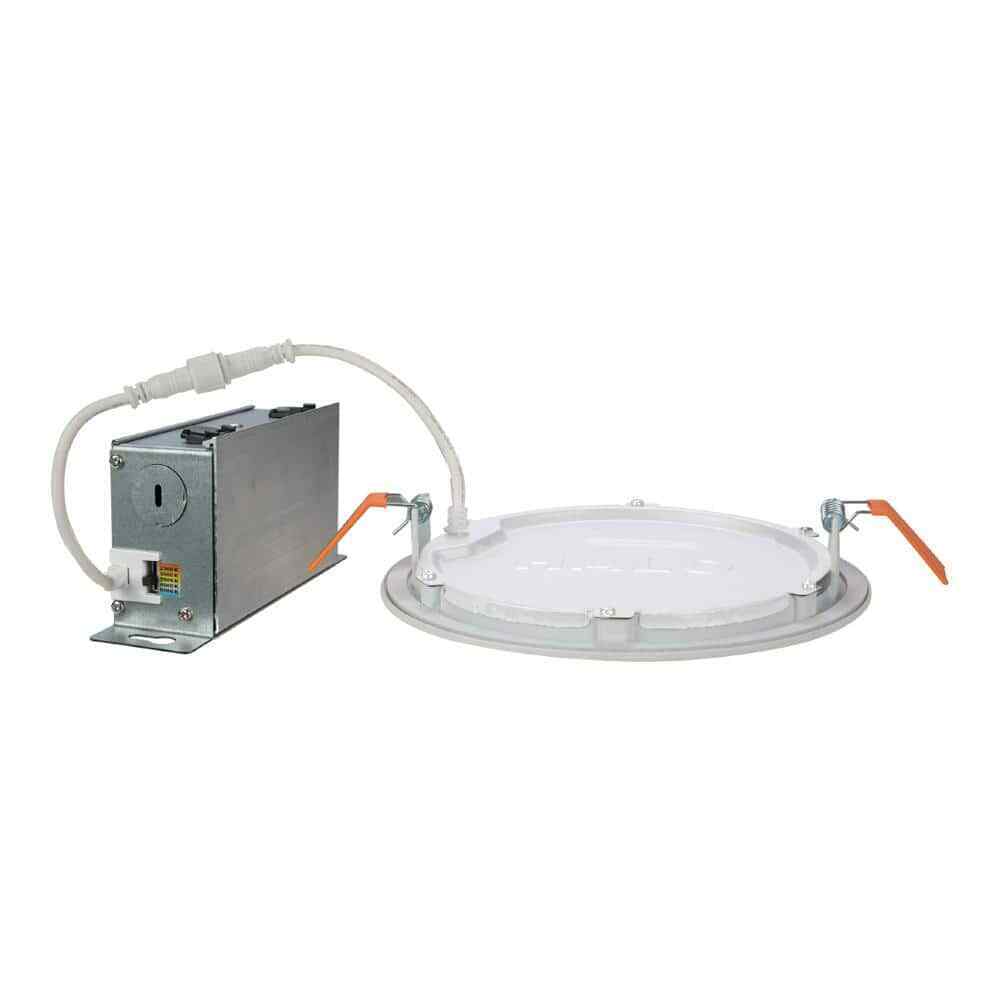 HALO HOME HLB6 Series 6 in. Tunable CCT Smart LED White Recessed Downlight