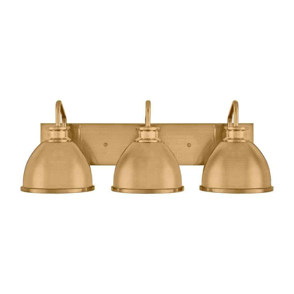 Hampton Bay Tallulah 24 in. 3-Light Gold Bathroom Vanity Light 51902