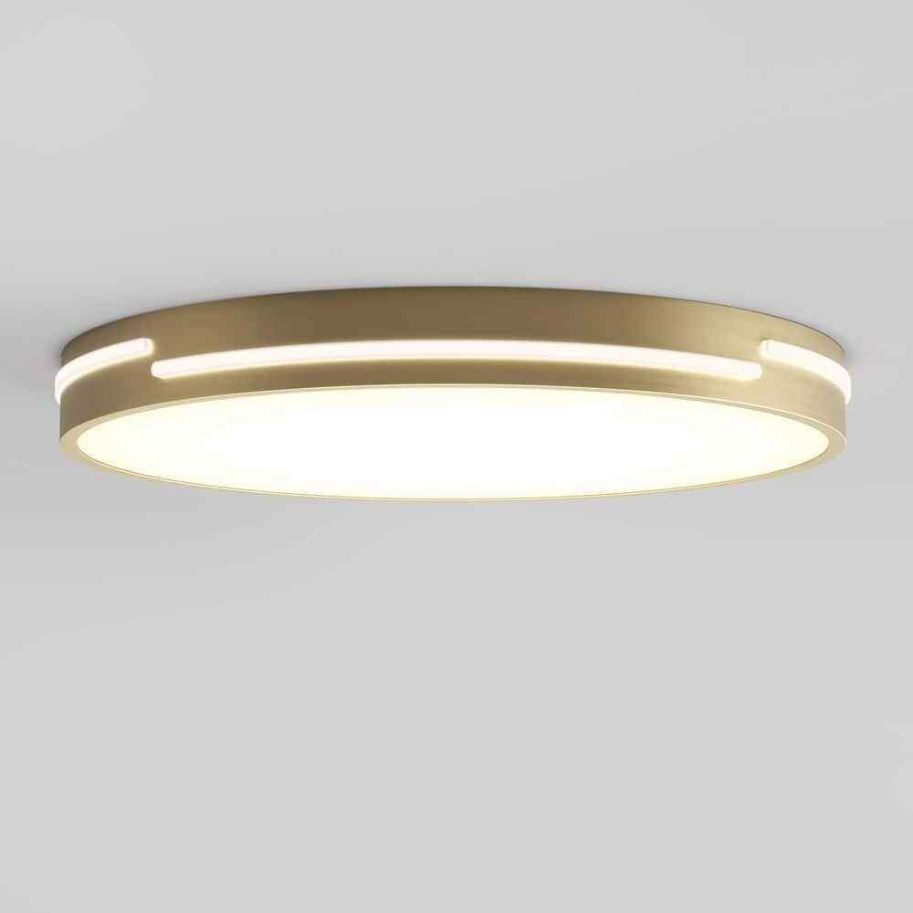 Artika Delray Modern Gold LED 5 CCT Flush Mount Ceiling Light Fixture