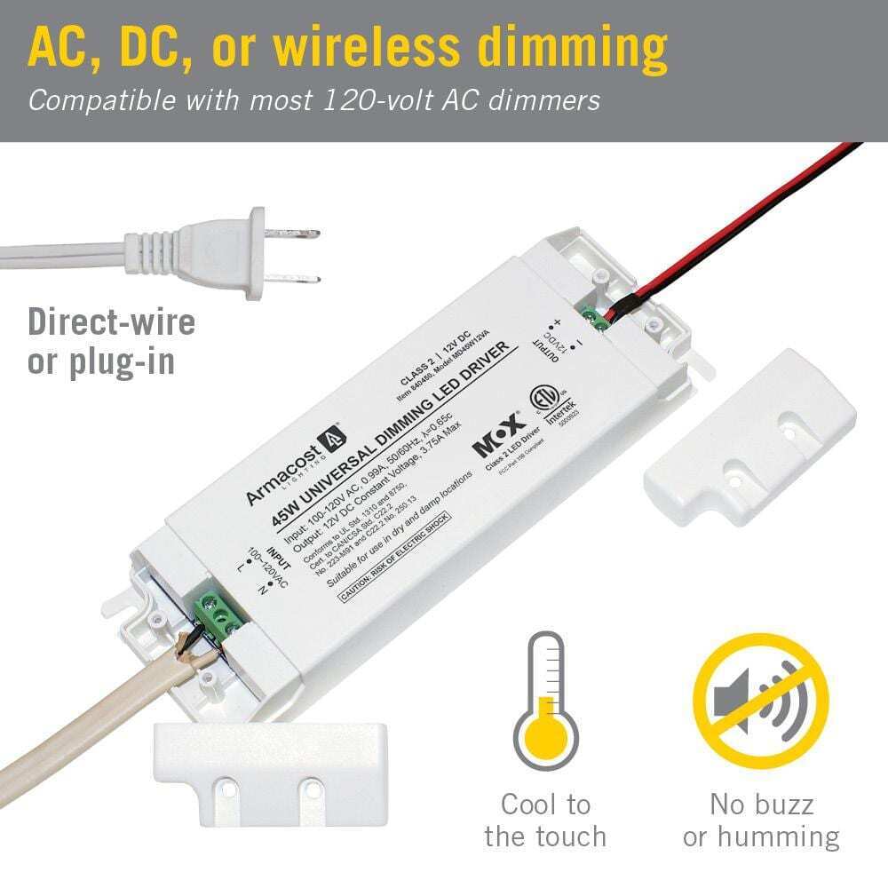 Armacost Lighting 45-Watt LED Power Supply Dimmable Driver 840450