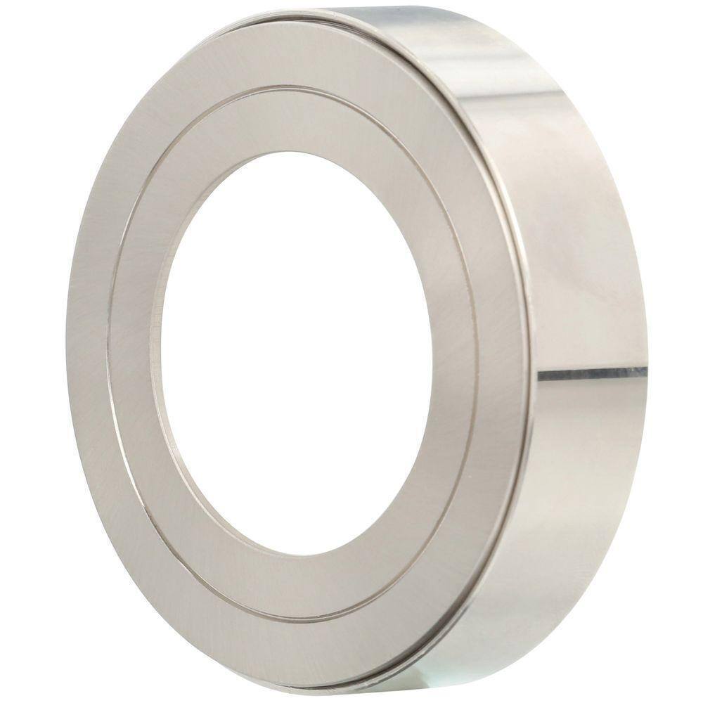 Armacost Lighting Dimmable Bright White LED Puck Light Brushed Steel Finish