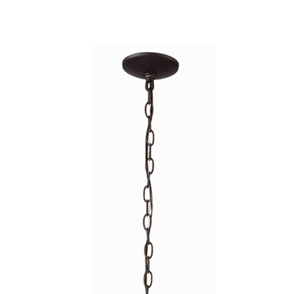 5-Light Oil Rubbed Bronze Candle Farmhouse Chandelier Light Fixture