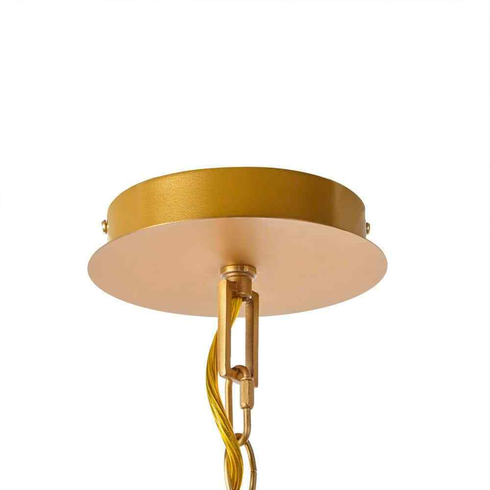 Home Decorators Collection Samantha 60-Watt 6-Light LED Brass Chandelier