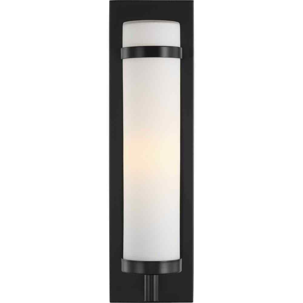 Progress Lighting Hartwick 1-Light Black Wall Sconce