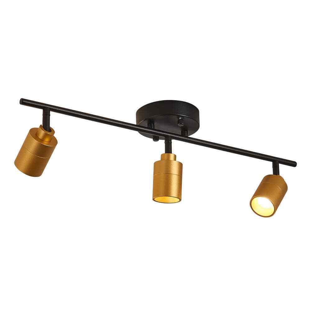 Vidalite 2 ft. 1470 Lumen Brass And Black Modern LED Track Light rotating 3000K