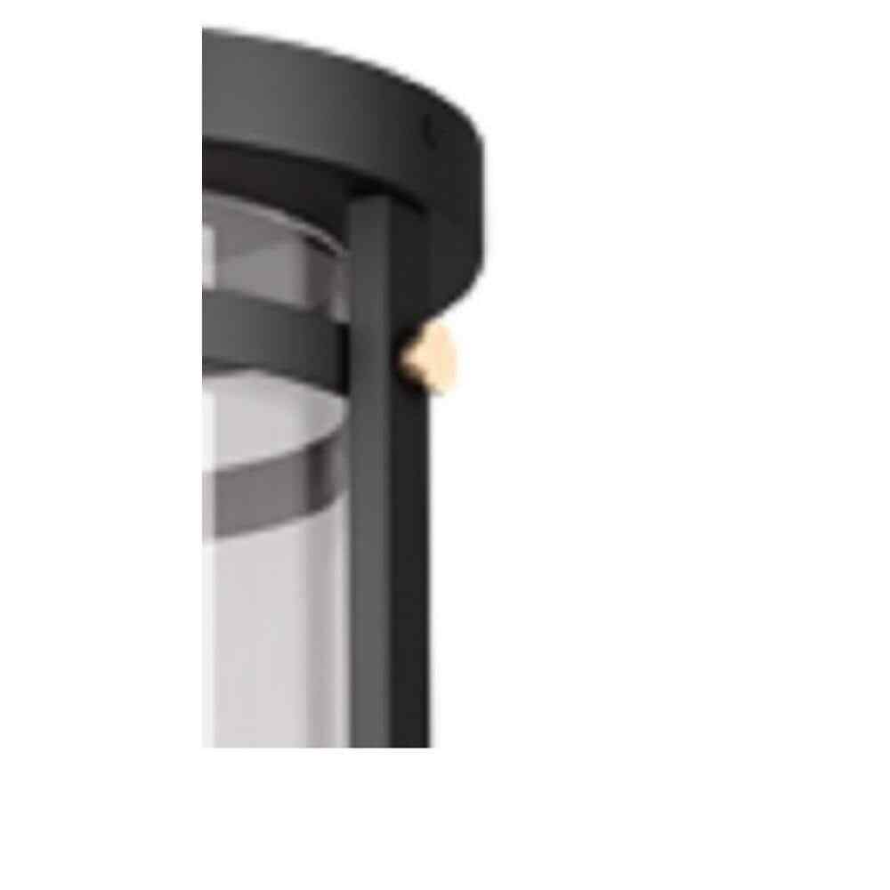 Hampton Bay Huxley 1-Light Dark Bronze Flush Mount 66000033