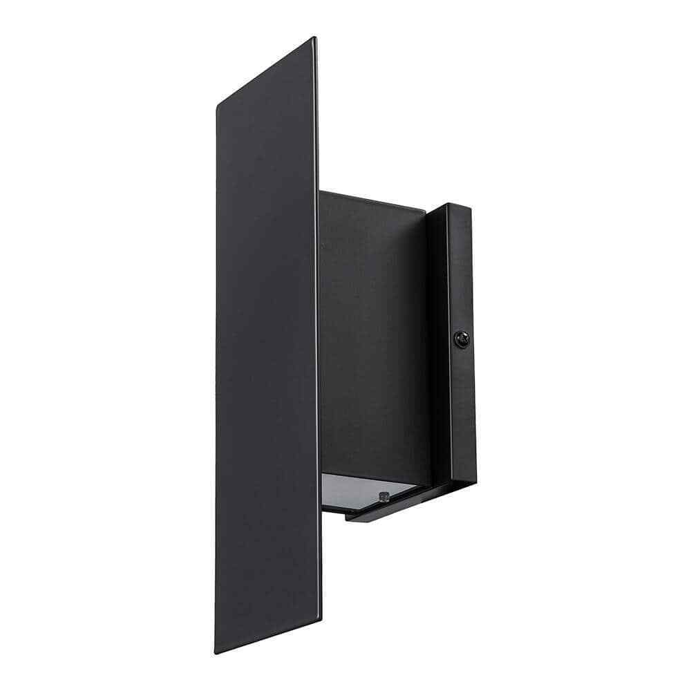 Monteaux Lighting Novus 2-Light Black LED Modern Wall Sconce Light Fixture