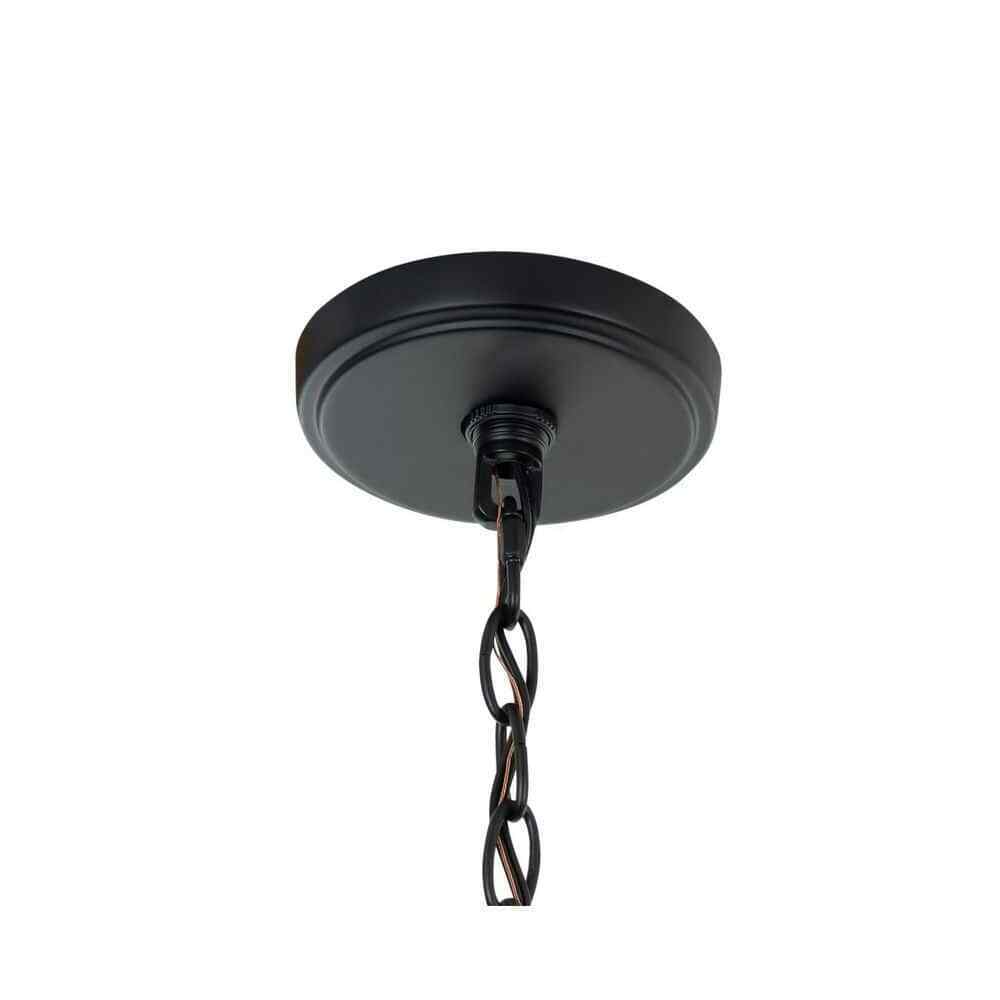 BELLADONNA Louis 8-Light Black Candlestick Chandelier