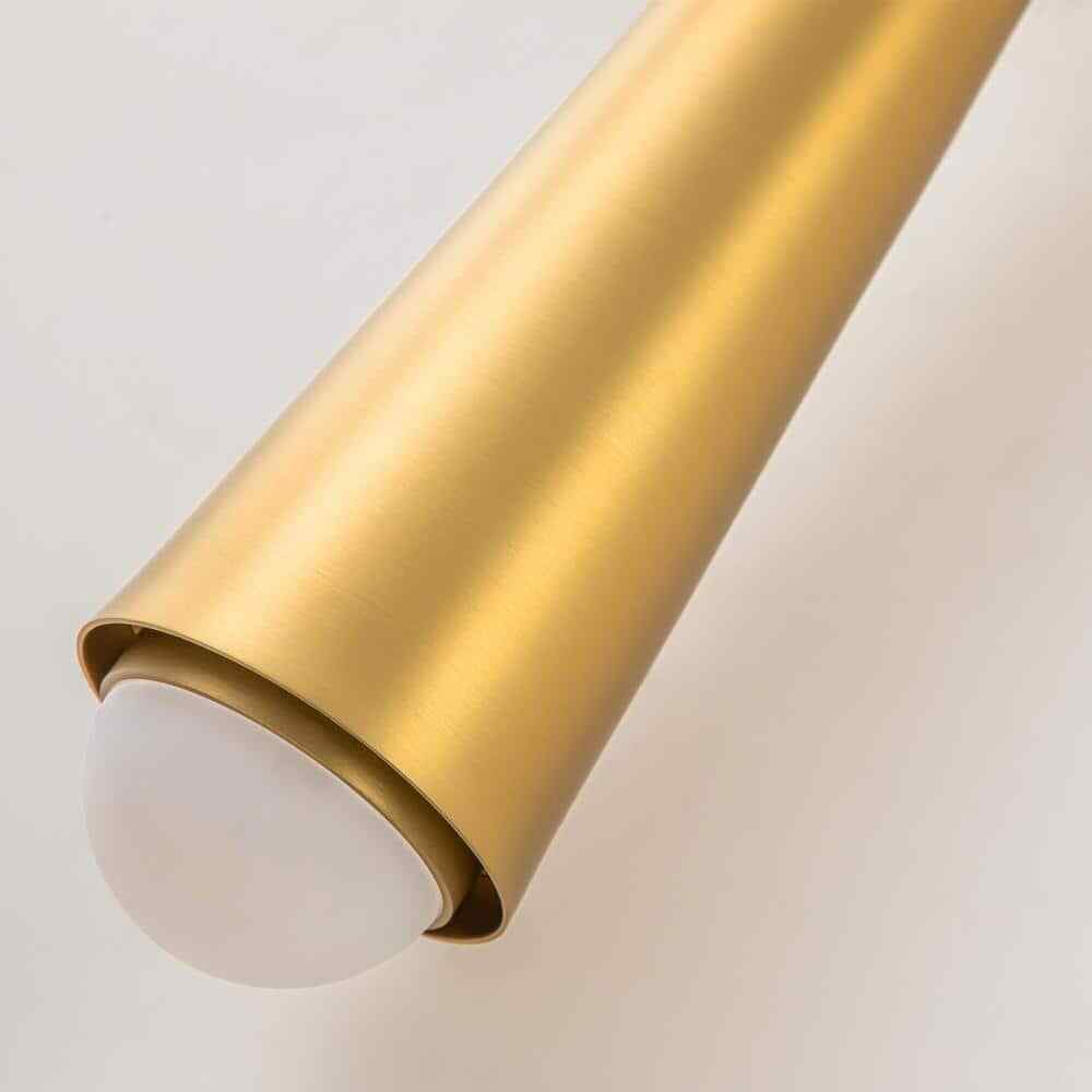 RRTYO Aaru Brass Up Down Cone Linear LED Bathroom Vanity Light Wall Sconce