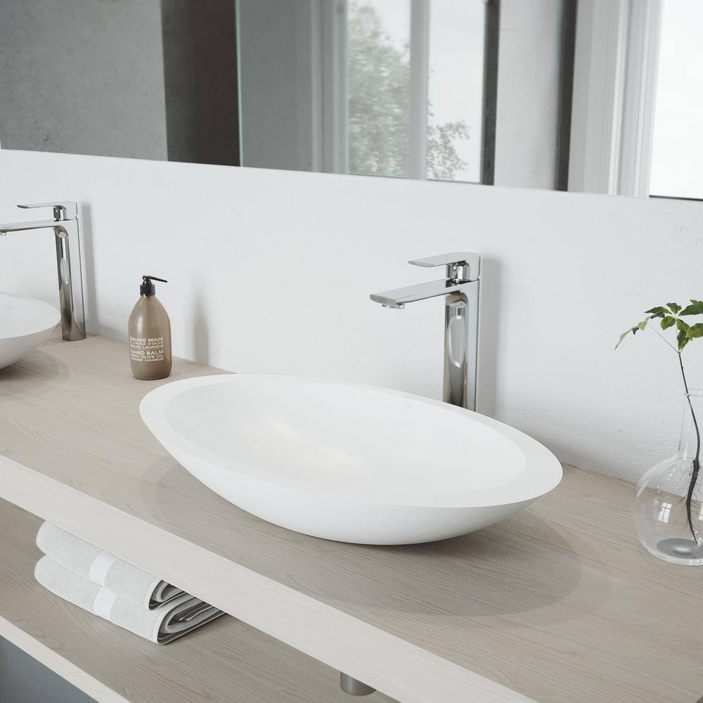 VIGO Norfolk Single Handle Single-Hole Bathroom Vessel Faucet in Chrome