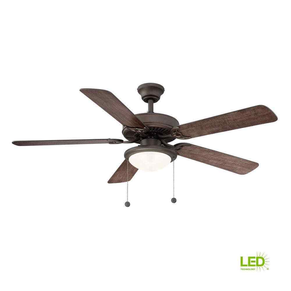 Trice 52 in. LED Espresso Bronze Ceiling Fan YG269BP-EB