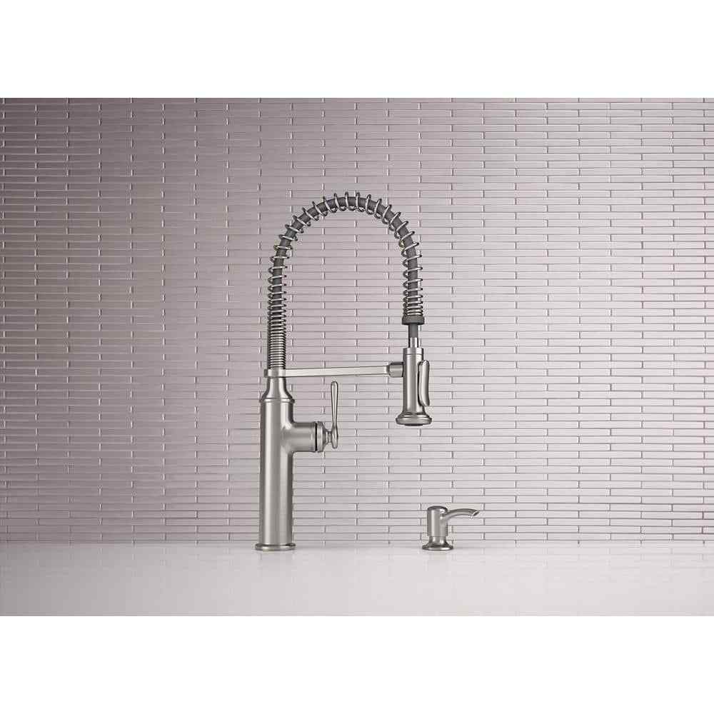 KOHLER Sous Pro-Style Single Handle Pull Down Sprayer Kitchen Faucet