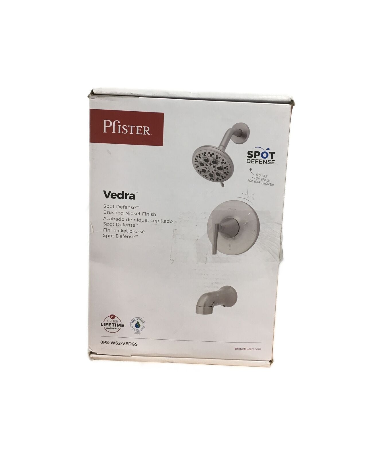 Pfister Vedra Single-Handle 3-Spray Tub and Shower Faucet in Brushed Nickel