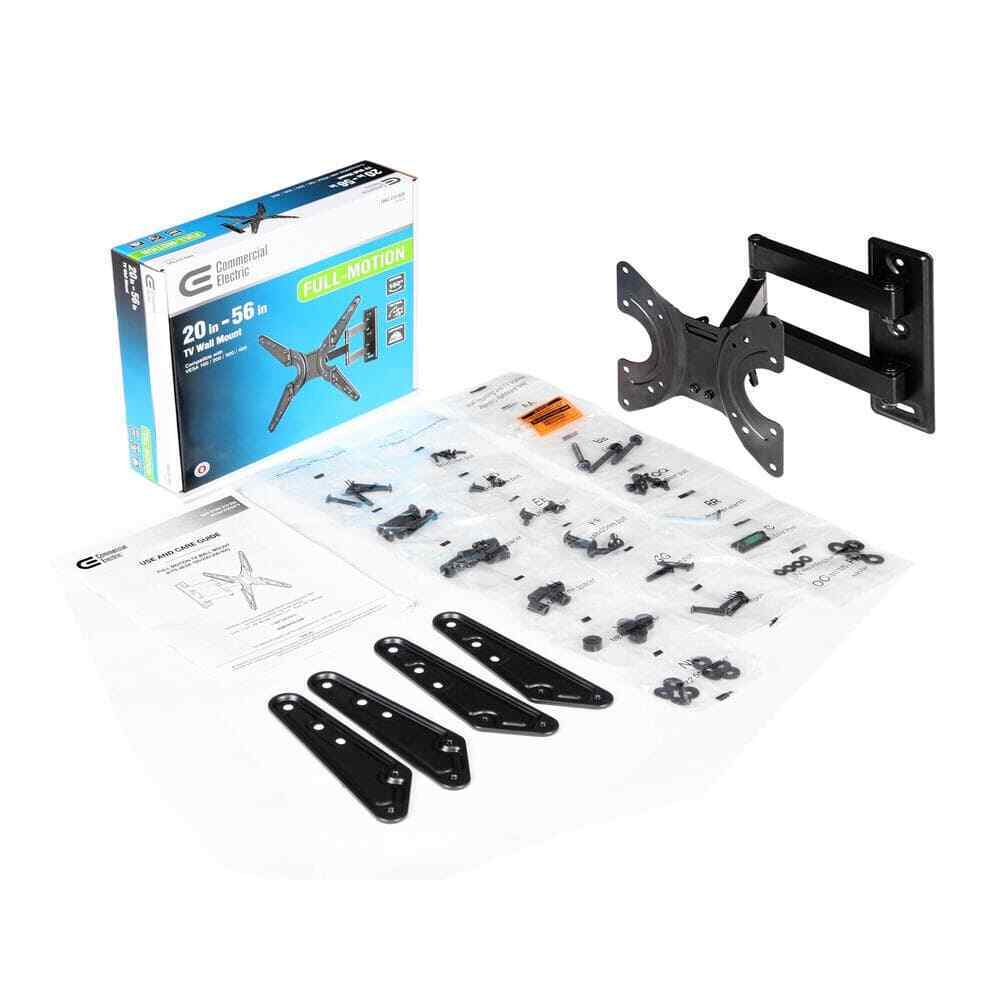 Commercial Electric Full Motion TV Wall Mount for 20 in. - 56 in. TVs XD2473
