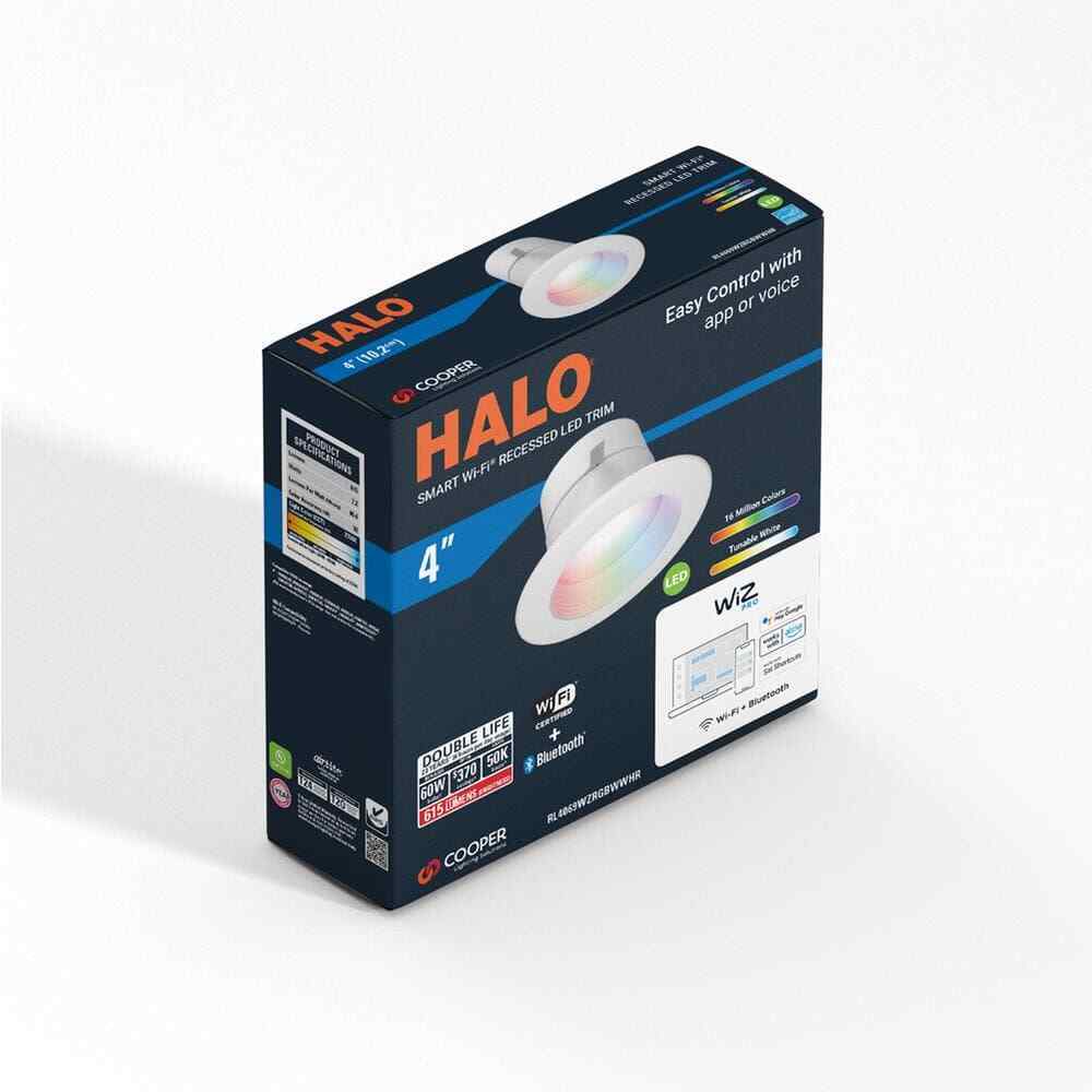 HALO Color and Tunable White 65W Equivalent 4 inch LED Dimmable Downlight Kit