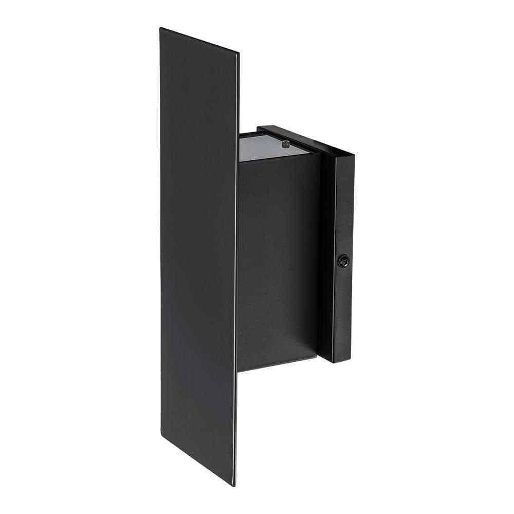 Monteaux Lighting Novus 2-Light Black LED Modern Wall Sconce Light Fixture