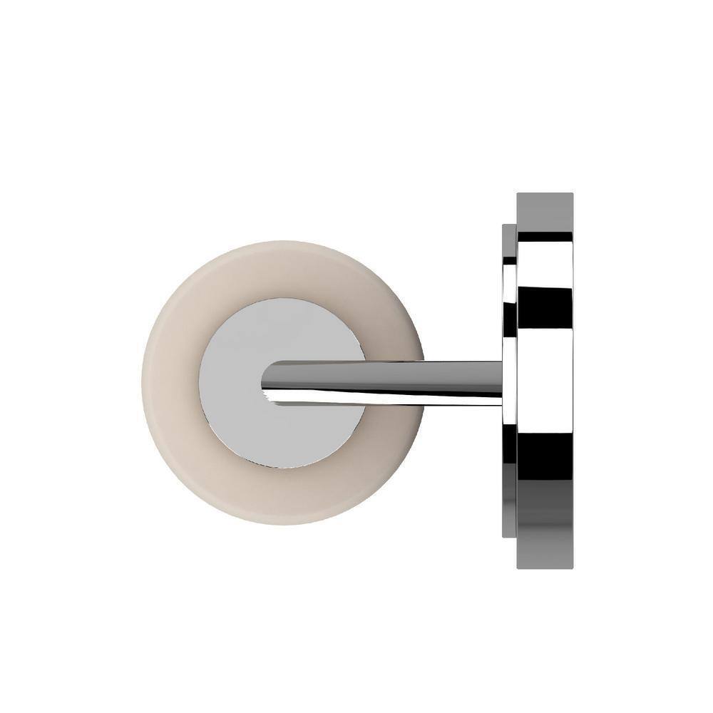 Volume Lighting Sharyn 6 in. Chrome Bathroom Light Wall Sconce