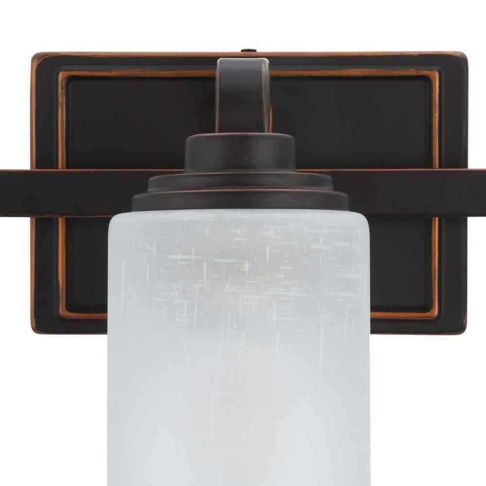 Hampton Bay 3-Light Oil-Rubbed Bronze Vanity Light116880