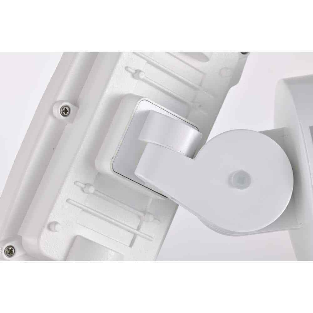 AWSENS White Outdoor LED Security Flood Light Wall or Eave Mount Flood Light