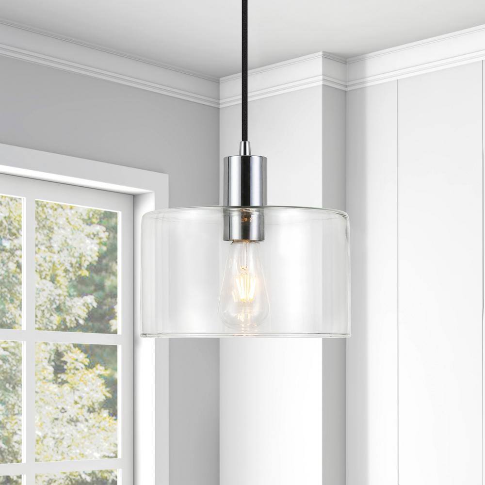 Meyer&Cross Henri 1-Light Polished Nickel Pendant