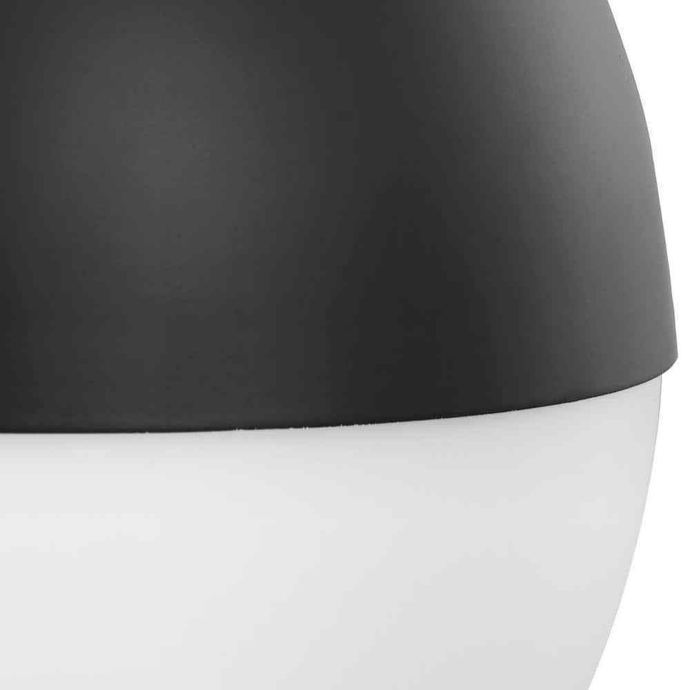 Progress Lighting Globe LED 1 Light Painted Black LED Outdoor Pendant Light