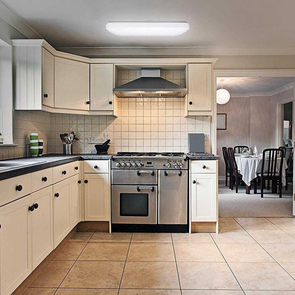 Commercial Electric 2 ft. x 10 in.LED Flush Mount Rectangular Ceiling Light