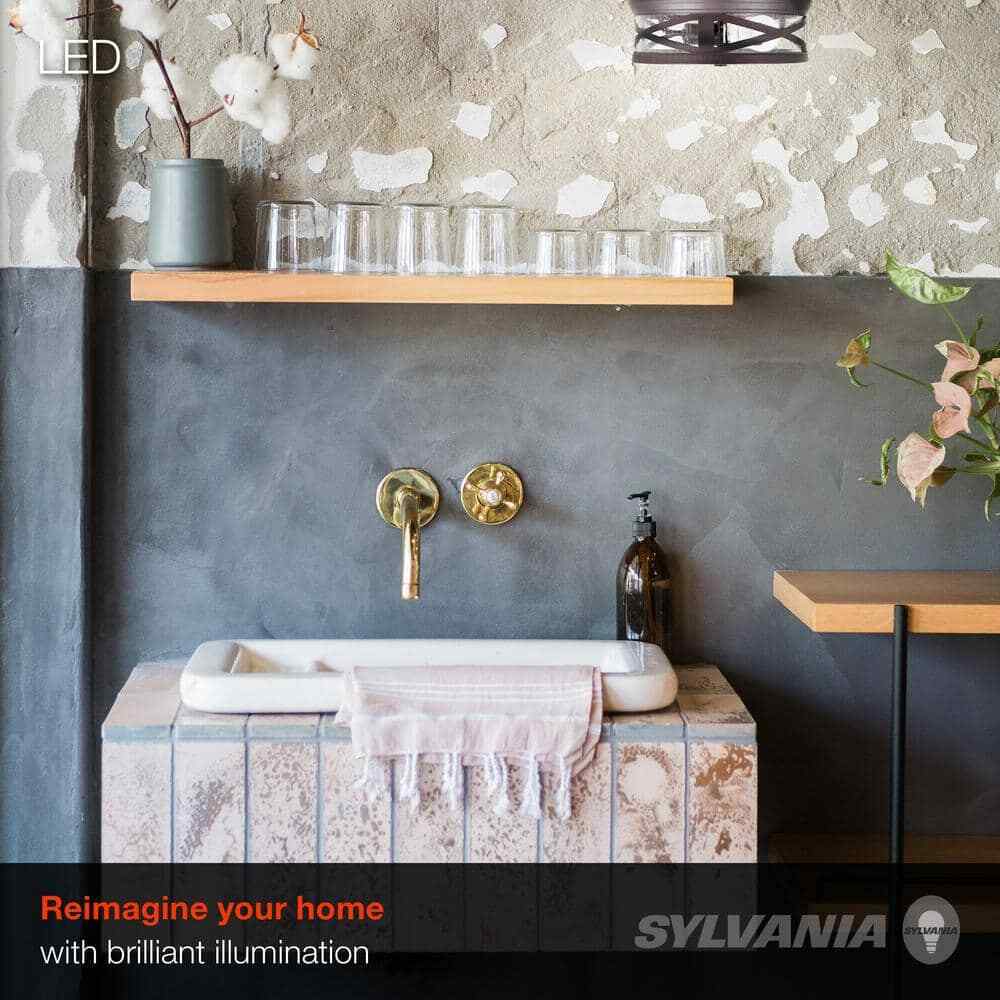 Sylvania Wellesley 11 in. Double Bulb Antique Black Ceiling Flush Mount