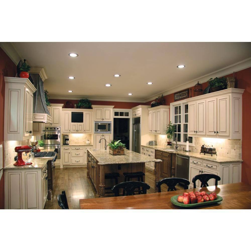 Halo RL 5 in. and 6 in. 3500K White Integrated LED Recessed Ceiling Light Trim