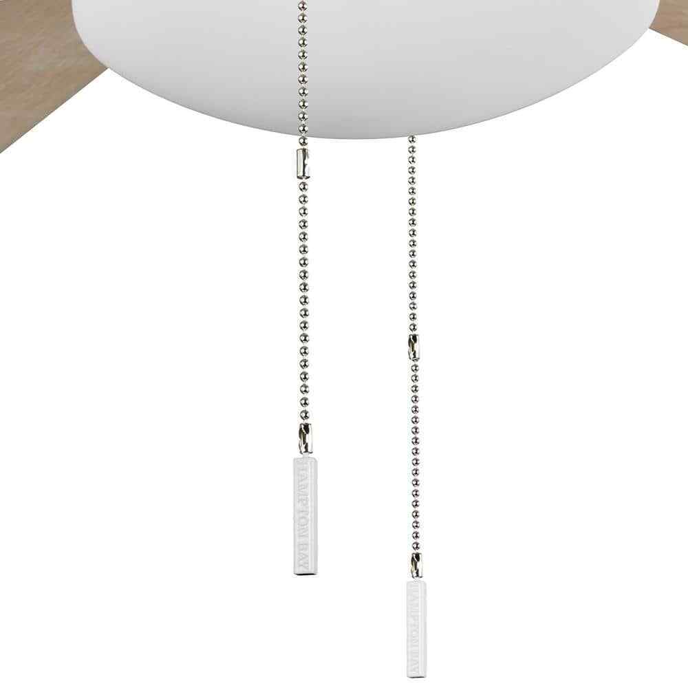 Hampton Bay 52" Corwin Indoor/Outdoor Matte White LED Ceiling Fan w/ Light Kit