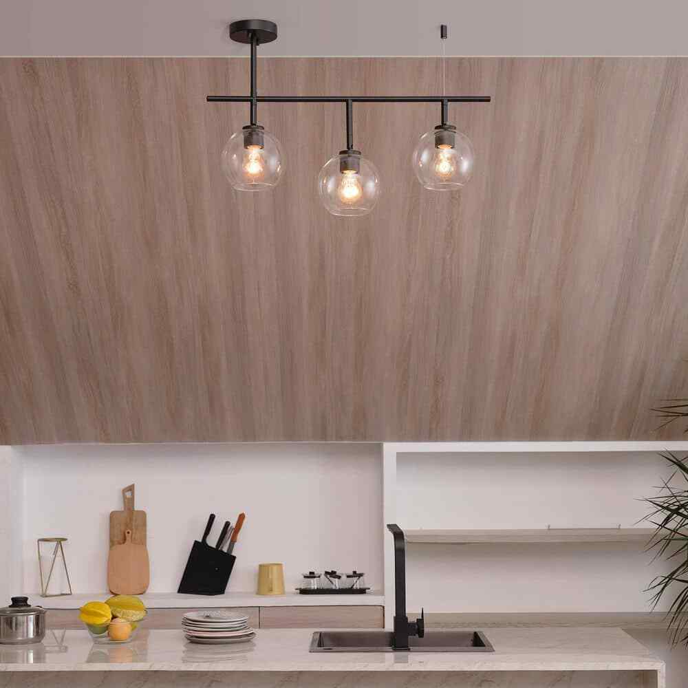 Globe Electric 2.3 ft. 3-Light Matte Black Fixed Track Lighting Kit 91002804