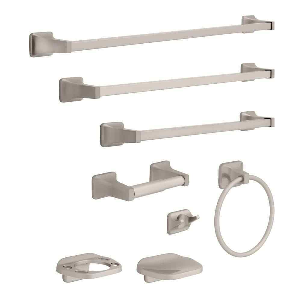 Franklin Brass Futura Toilet Paper Holder in Brushed Nickel D2408SN