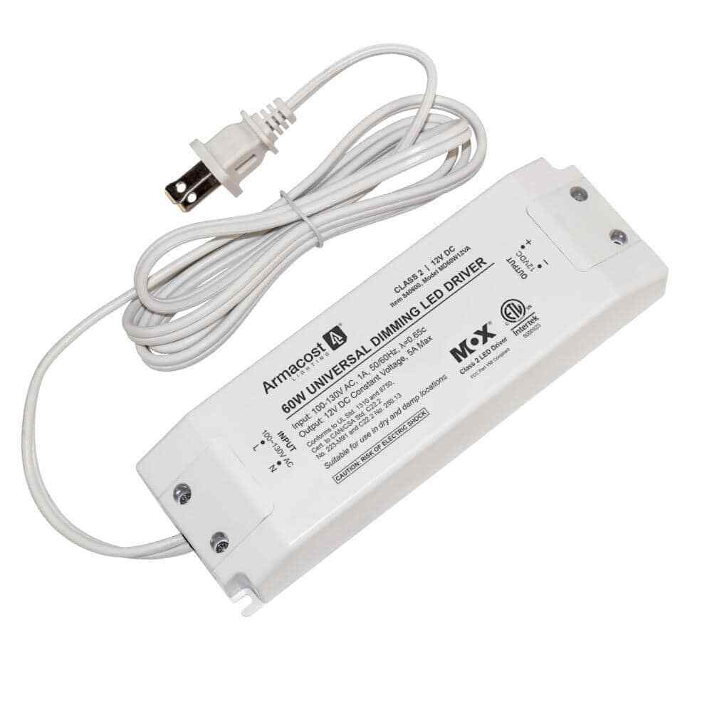 Armacost Lighting Universal 60-Watt Dimming LED Driver 12-Volt DC Power Supply