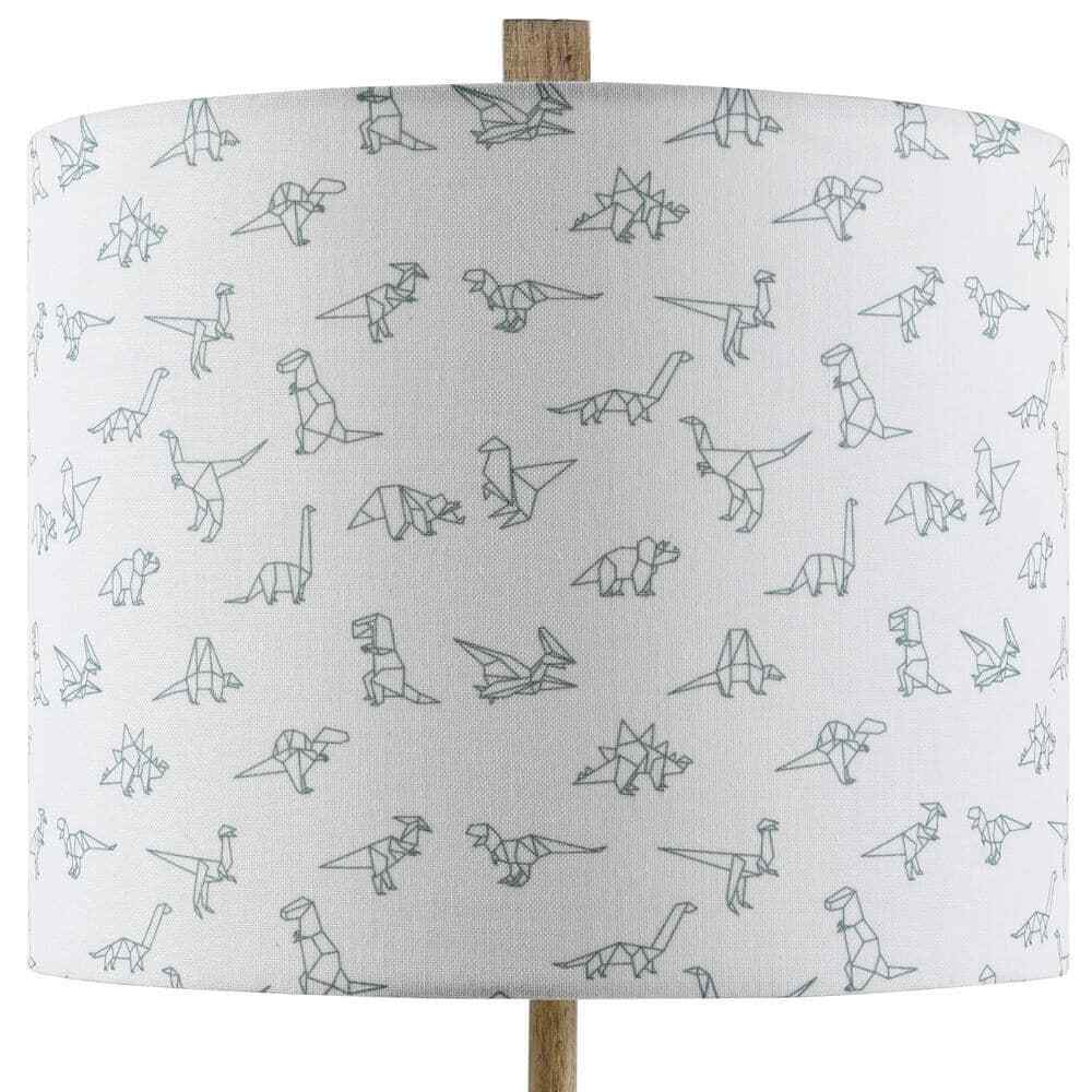StyleCraft 26.5 in. T-Rex Dinosaur White Table Lamp L27244DS