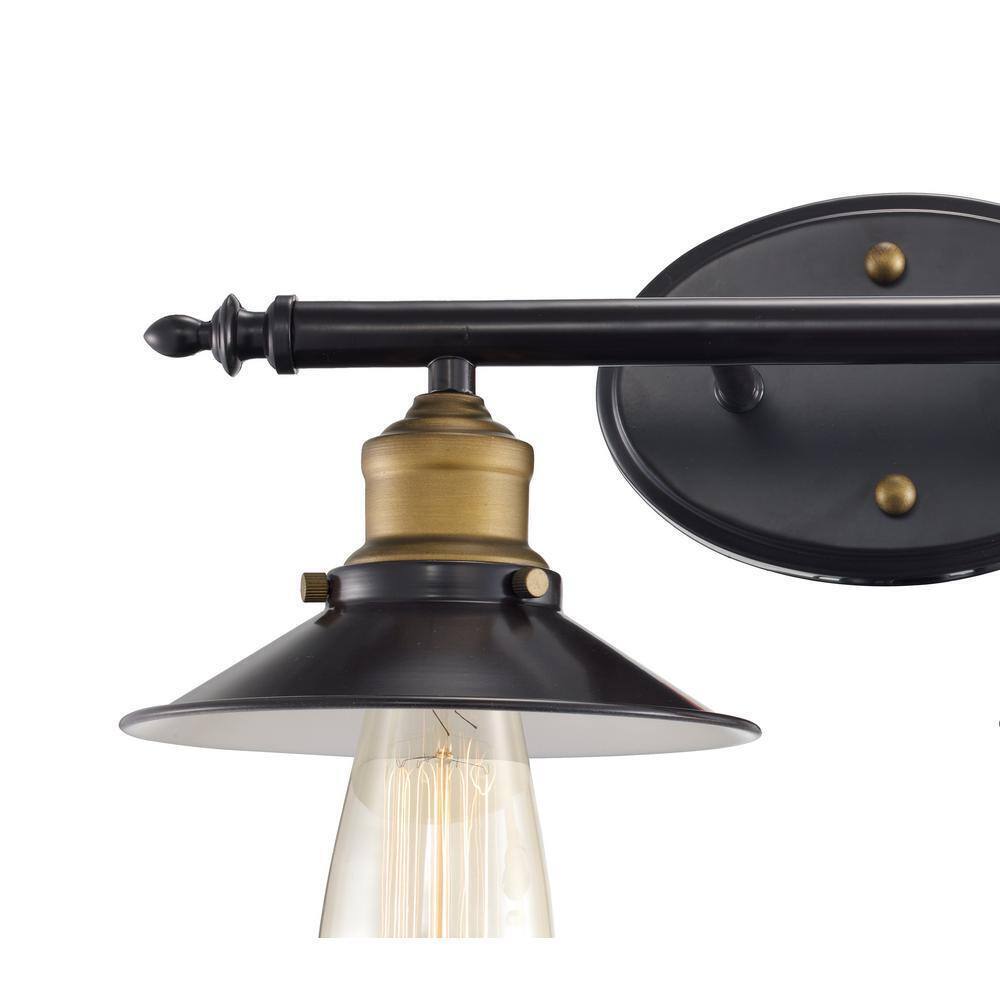 Bel Air Lighting Griswald 2-Light Oil Rubbed Bronze Vanity Light Fixture