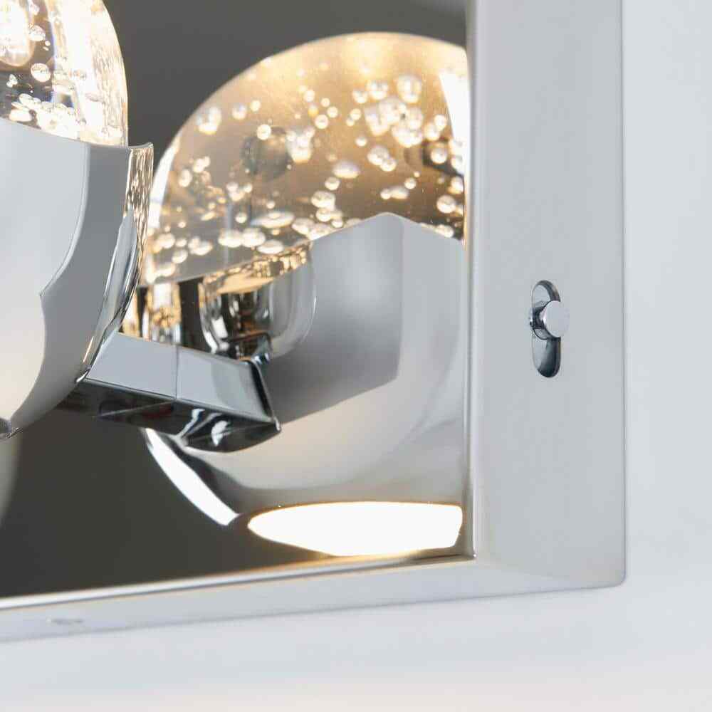 Artika Oracle 20 in. 3 Light Chrome Modern Integrated LED 5 CCT Vanity Light Bar