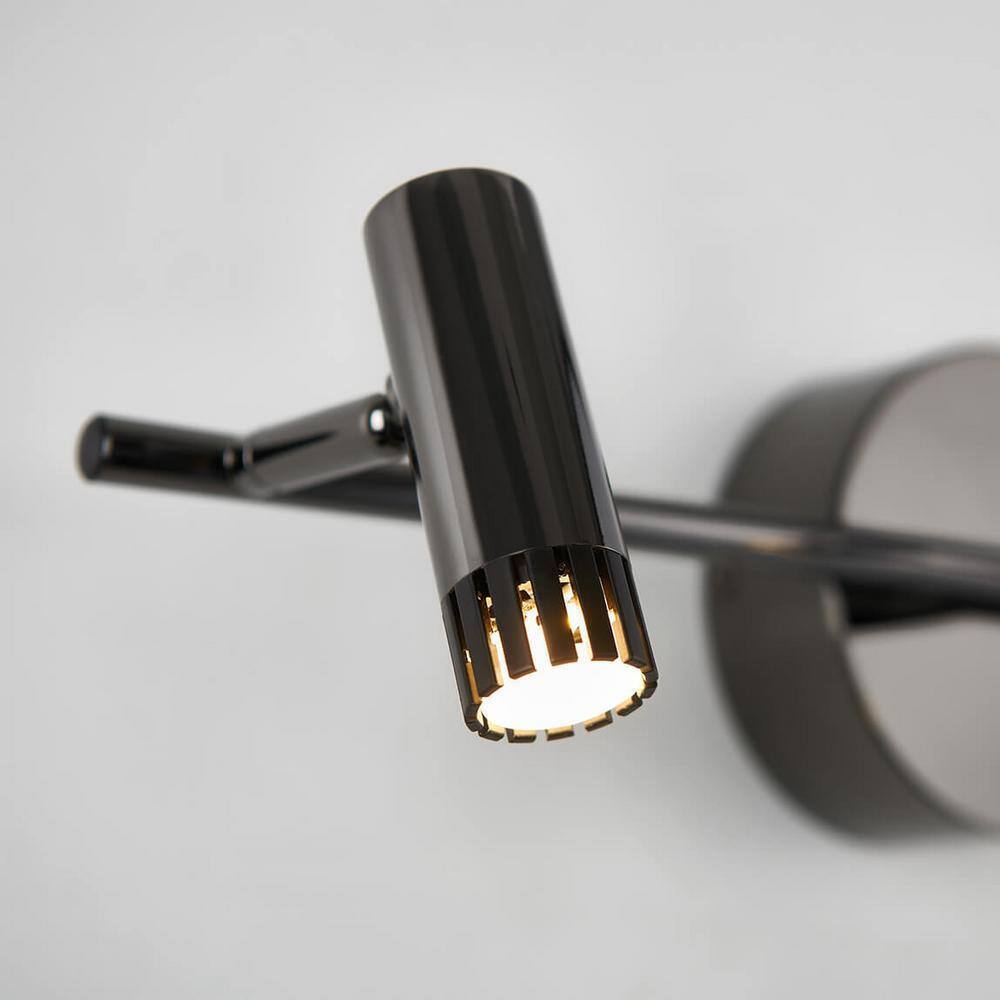 Artika Era 2ft. 3-Light Black Industrial Integrated LED Fixed Track Lighting Kit