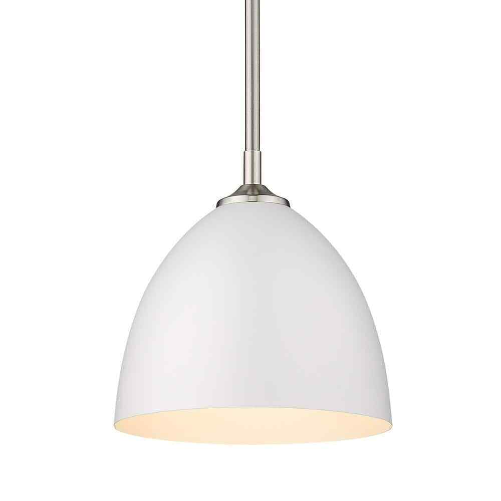 Golden Lighting Zoey 1-Light Pewter Standard Pendant